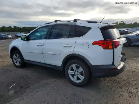 2013 Toyota Rav4 Xle VIN 2T3RFREV4DW072738 фото 2