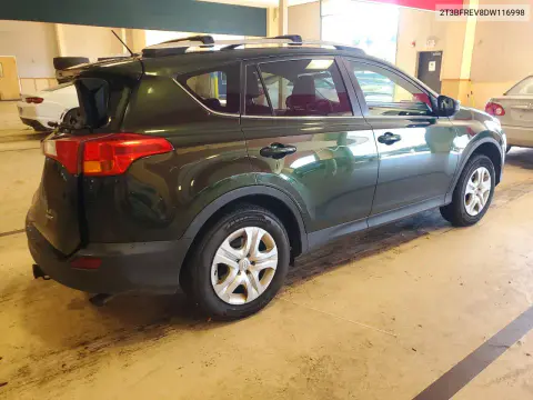 2013 Toyota Rav4 Le VIN 2T3BFREV8DW116998 фото 3