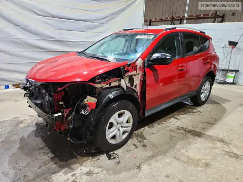 2T3BFREV6DW069213 — 2013 Toyota RAV4, Передняя часть, фото до ремонта