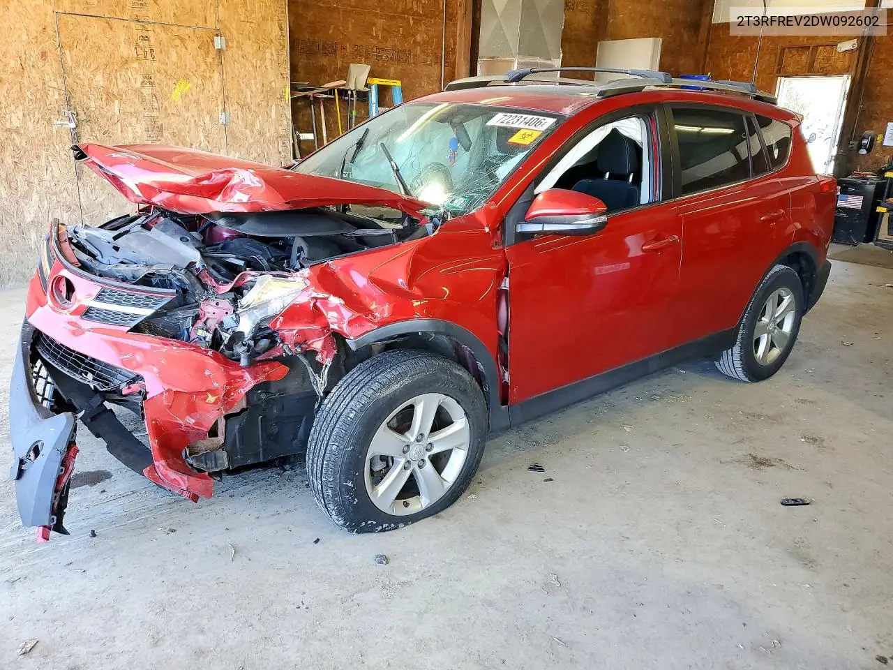 2013 Toyota Rav4 Xle VIN 2T3RFREV2DW092602 фото 1