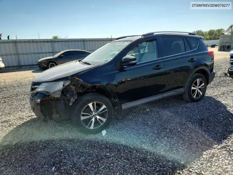 2T3WFREV2DW070277 — 2013 Toyota RAV4, Передняя часть, фото до ремонта
