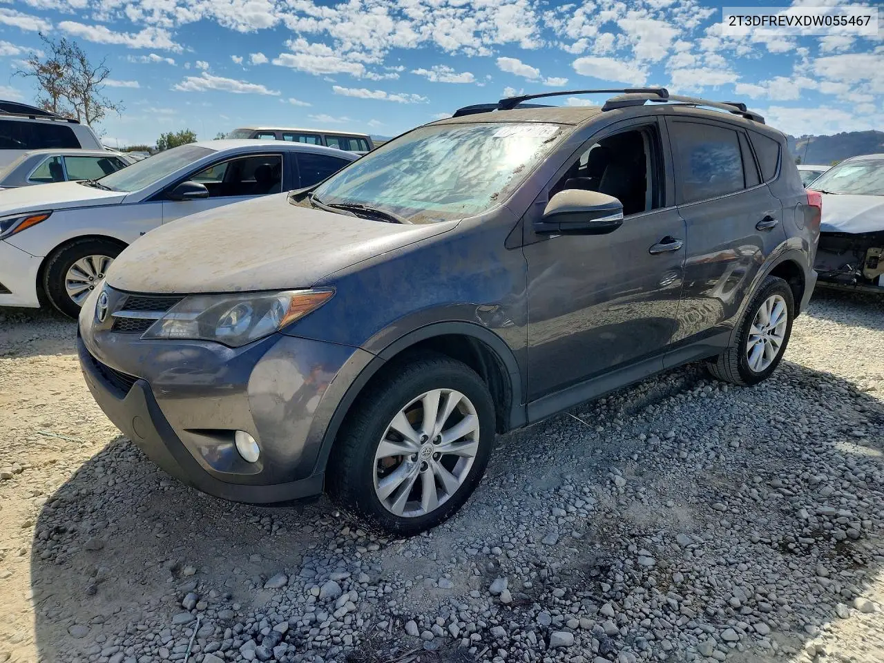 2013 Toyota Rav4 VIN 2T3DFREVXDW055467 фото 1