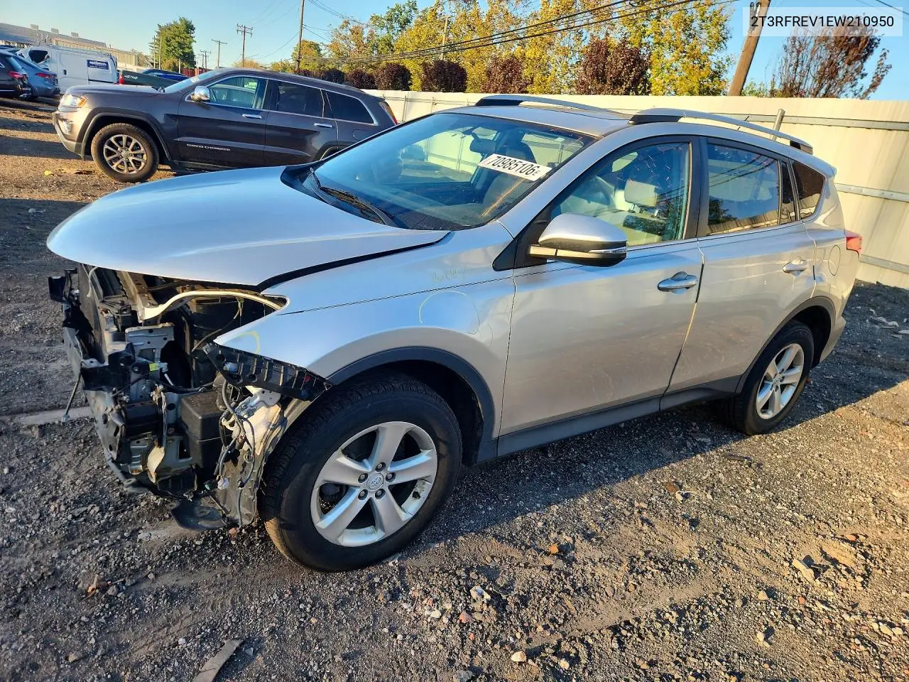 2014 Toyota Rav4 Xle VIN 2T3RFREV1EW210950 фото 1