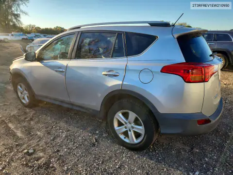 2014 Toyota Rav4 Xle VIN 2T3RFREV1EW210950 фото 2