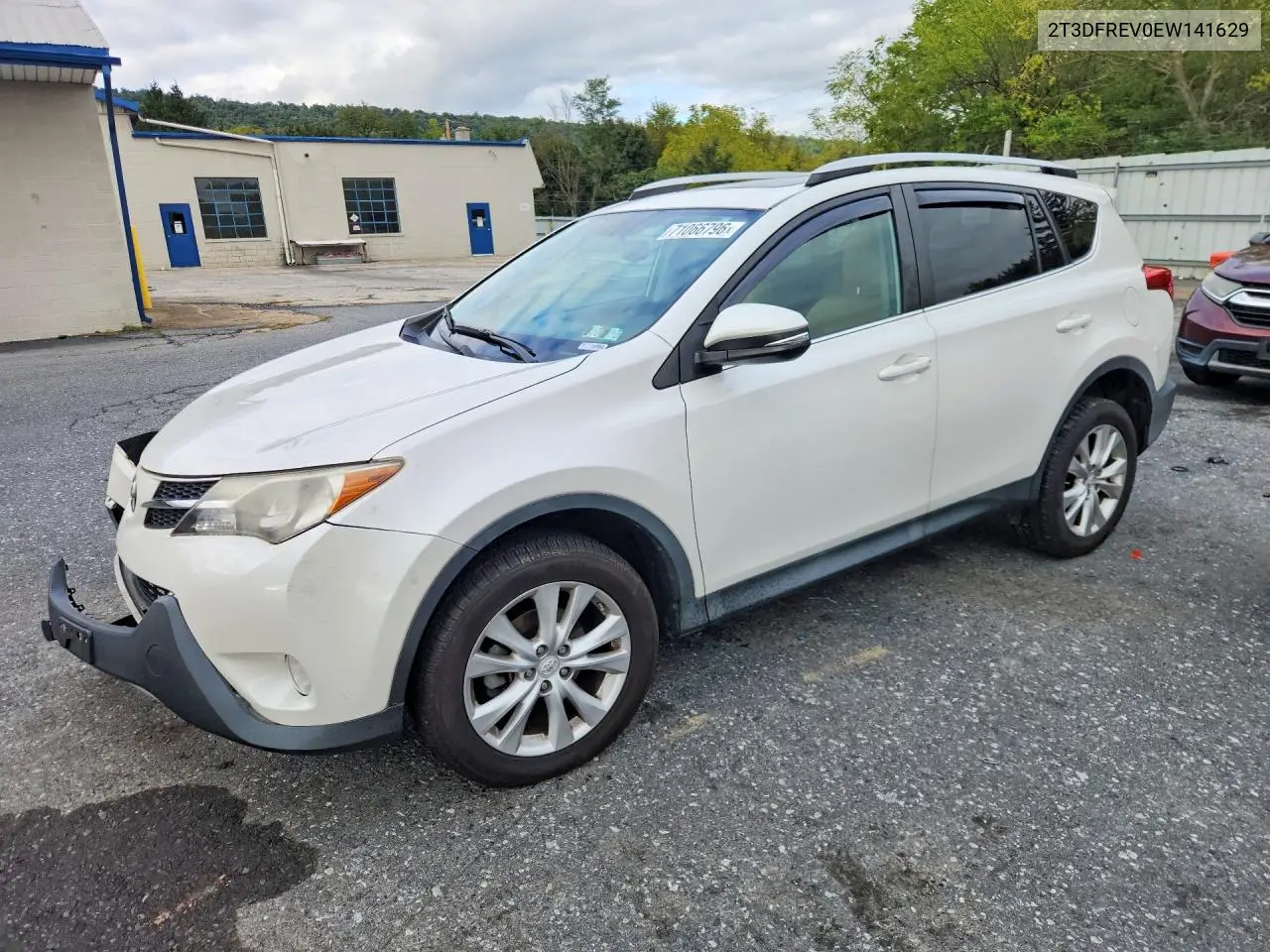 2014 Toyota Rav4 Limited VIN 2T3DFREV0EW141629 фото 1