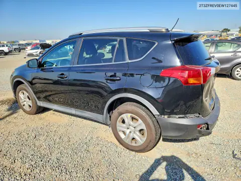 2014 Toyota Rav4 Le VIN 2T3ZFREV0EW127445 фото 2