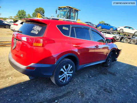 2014 Toyota Rav4 Le VIN 2T3BFREV6EW187828 фото 3