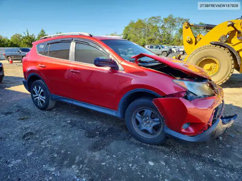 2014 Toyota Rav4 Le VIN 2T3BFREV6EW187828 фото 4