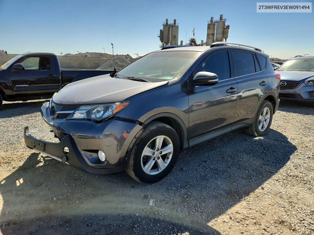 2014 Toyota Rav4 Xle VIN 2T3WFREV3EW091494 фото 1