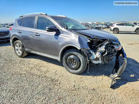 2014 Toyota Rav4 Xle VIN 2T3WFREV3EW091494 фото 4