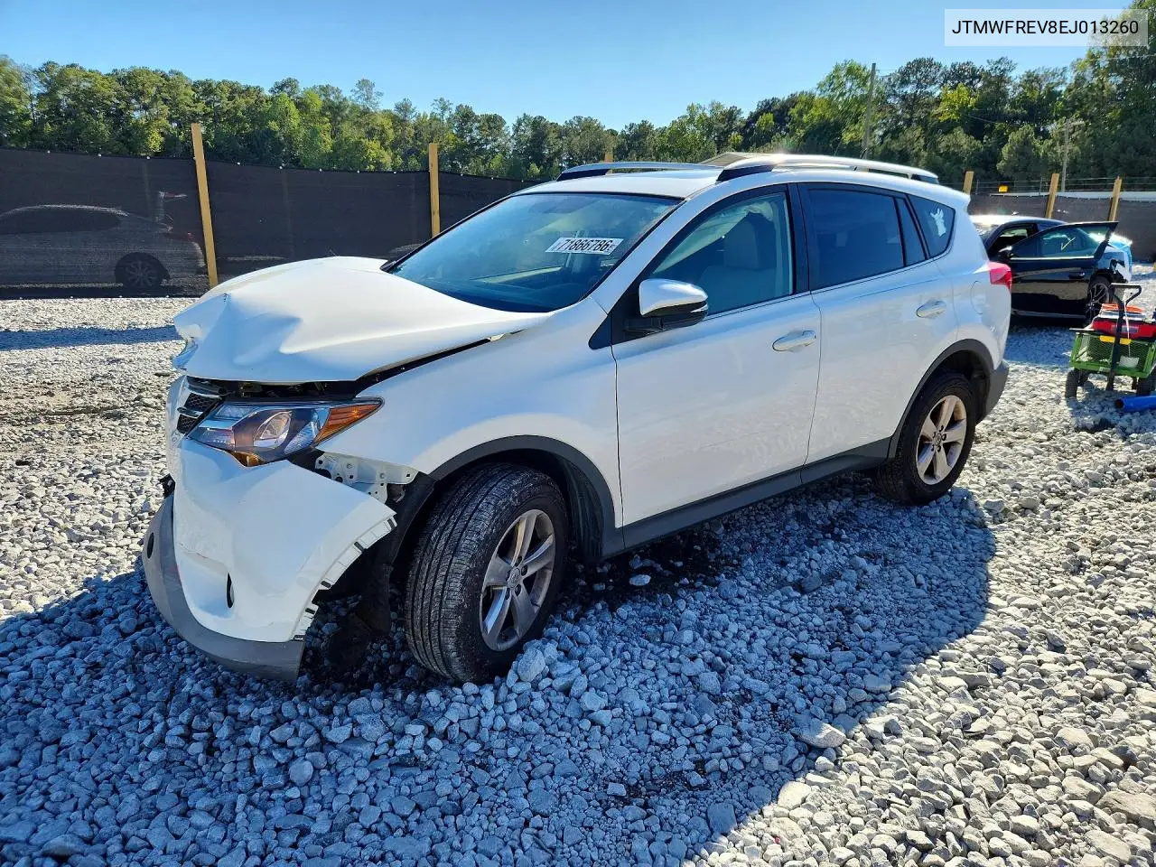 2014 Toyota Rav4 Xle VIN JTMWFREV8EJ013260 фото 1