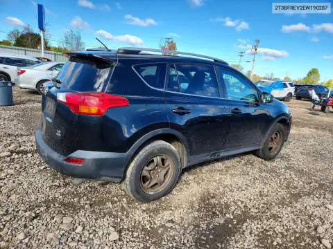 2014 Toyota Rav4 Le VIN 2T3BFREV2EW190287 фото 3