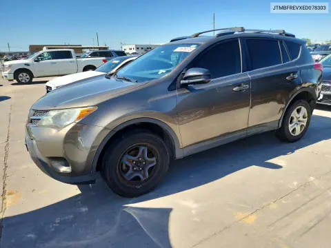 JTMBFREVXED078303 — 2014 Toyota RAV4, Задняя часть, фото до ремонта