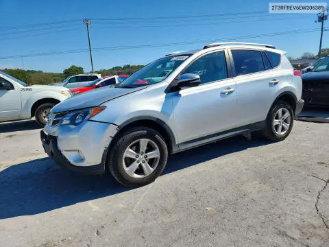 2T3RFREV6EW206389 — 2014 Toyota RAV4, Передняя часть, фото до ремонта