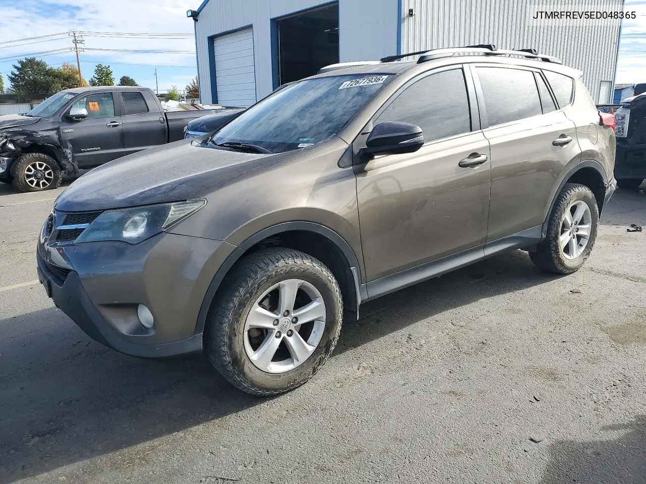 JTMRFREV5ED048365 Toyota RAV4 2014 — повреждение Задняя часть, фото до ремонта