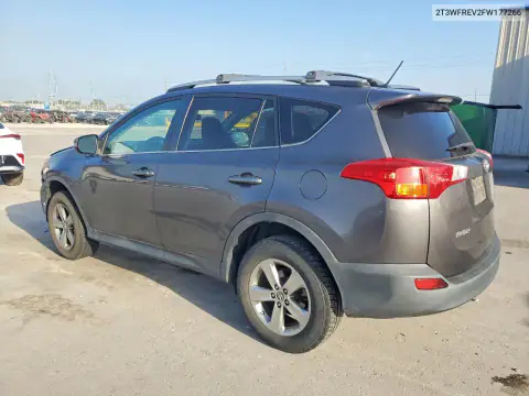 2T3WFREV2FW177266 — 2015 Toyota RAV4, фото 2 с аукциона Copart, Передняя часть