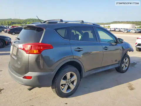 2T3WFREV2FW177266 — 2015 Toyota RAV4, фото 3 с аукциона Copart, Передняя часть