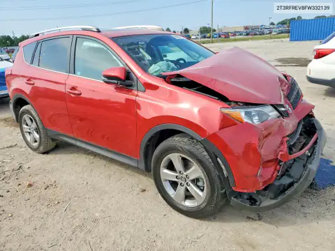 2T3RFREV8FW332139 — 2015 Toyota RAV4, фото 4 с аукциона Copart, Передняя часть