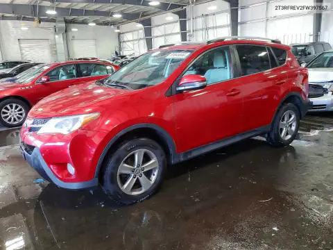 2T3RFREV2FW397567 — 2015 Toyota RAV4, Передняя часть, фото до ремонта