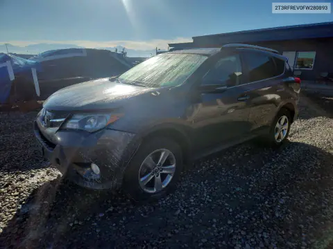 2T3RFREV0FW280893 — 2015 Toyota RAV4, Сторона, фото до ремонта