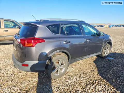 2015 Toyota Rav4 Xle VIN 2T3RFREV0FW280893 фото 3