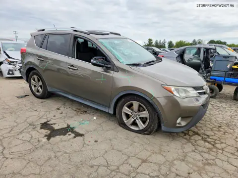 2015 Toyota Rav4 Xle VIN 2T3RFREV0FW247196 фото 4