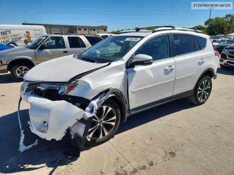 2T3YFREV3FW146729 — 2015 Toyota RAV4, Задняя часть, фото до ремонта