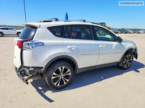 2015 Toyota Rav4 Limited VIN 2T3YFREV3FW146729 фото 3
