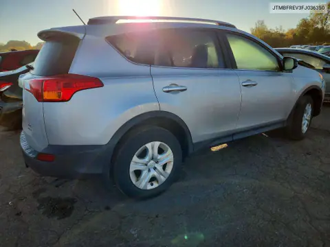 2015 Toyota Rav4 Le VIN JTMBFREV3FJ036350 фото 3