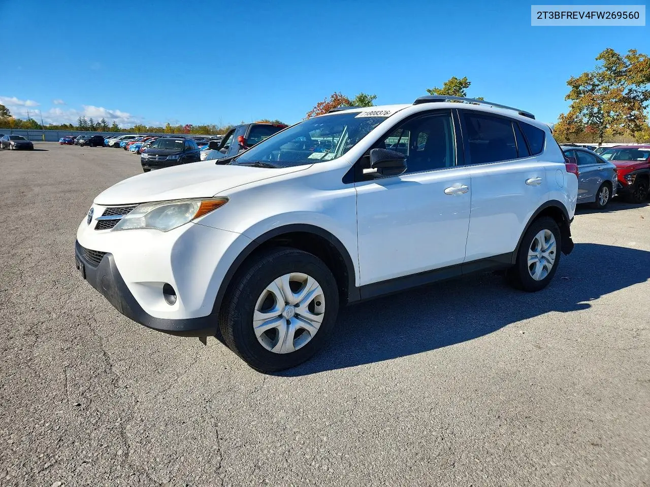 2015 Toyota Rav4 Le VIN 2T3BFREV4FW269560 фото 1