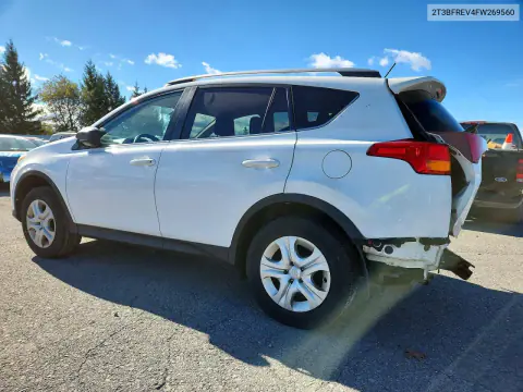 2015 Toyota Rav4 Le VIN 2T3BFREV4FW269560 фото 2