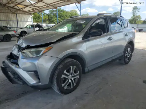 2T3ZFREV8GW310837 — 2016 Toyota RAV4, Передняя часть, фото до ремонта