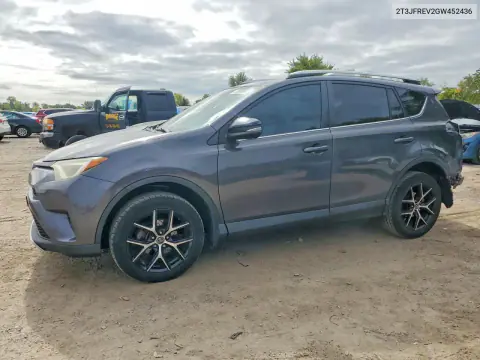 2016 Toyota Rav4 Se VIN 2T3JFREV2GW452436 фото 1