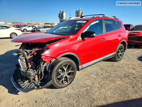 2016 Toyota Rav4 Se VIN 2T3NFREV1GW298089 фото 1