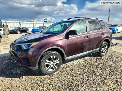 2T3BFREV0GW515649 — 2016 Toyota RAV4, Задняя часть, фото до ремонта