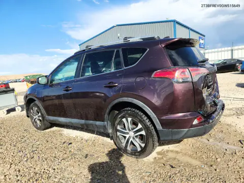 2016 Toyota Rav4 Le VIN 2T3BFREV0GW515649 фото 2