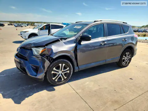 2T3BFREV0GW412375 — 2016 Toyota RAV4, Передняя часть, фото до ремонта