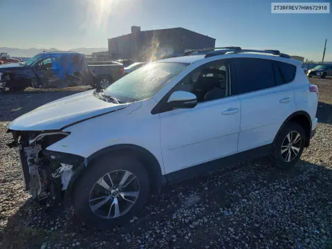 2017 Toyota Rav4 Xle VIN 2T3RFREV7HW672918 фото 1