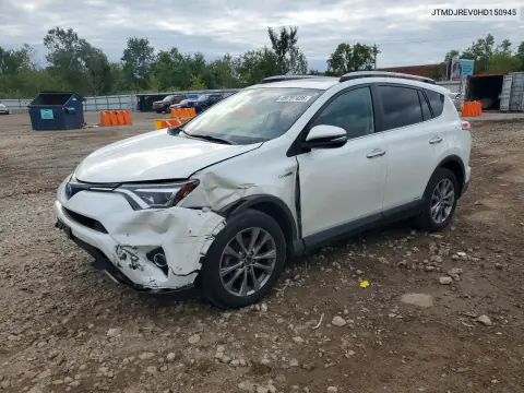 2017 Toyota Rav4 Hv Limited VIN JTMDJREV0HD150945 фото 1