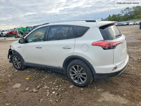 2017 Toyota Rav4 Hv Limited VIN JTMDJREV0HD150945 фото 2