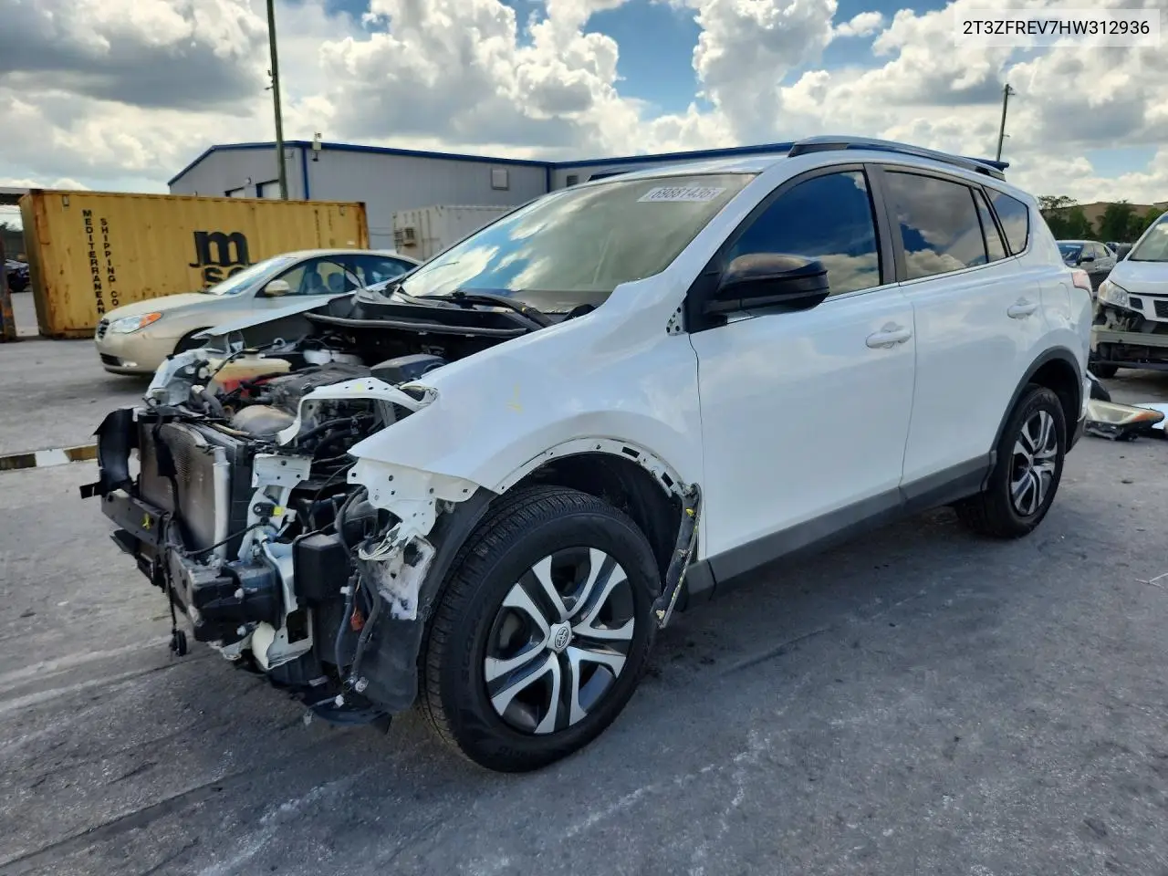 2017 Toyota Rav4 Le VIN 2T3ZFREV7HW312936 фото 1