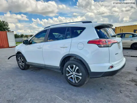 2017 Toyota Rav4 Le VIN 2T3ZFREV7HW312936 фото 2