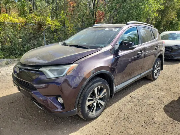 2T3WFREV3HW391606 — 2017 Toyota RAV4, Град (Hail), фото до ремонта
