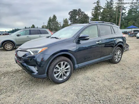 JTMDJREV9HD140785 — 2017 Toyota RAV4, Задняя часть, фото до ремонта