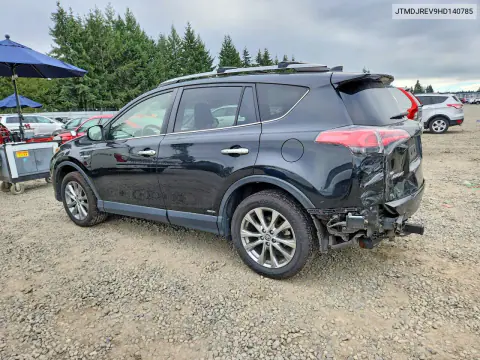 2017 Toyota Rav4 Hv Limited VIN JTMDJREV9HD140785 фото 2