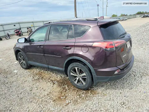 2017 Toyota Rav4 Xle VIN 2T3RFREV2HW689108 фото 2