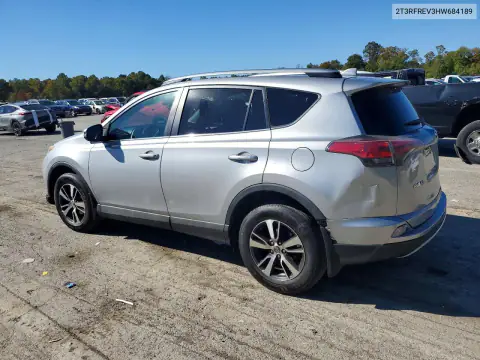 2T3RFREV3HW684189 — 2017 Toyota RAV4, фото 2 с аукциона Copart 22.10.2026, Передняя часть