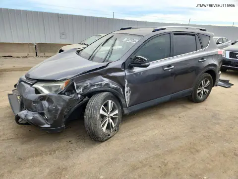 2017 Toyota Rav4 Xle VIN JTMWFREV8HJ115906 фото 1