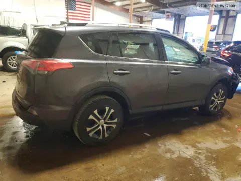 2017 Toyota Rav4 Le VIN 2T3BFREV8HW578001 фото 3