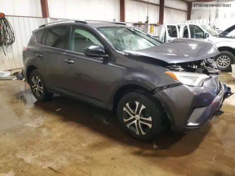 2017 Toyota Rav4 Le VIN 2T3BFREV8HW578001 фото 4